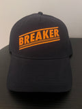Breaker Hat - Orange on Navy